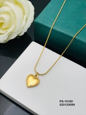 PS-10160 Anti-Tarnish Stainless Steel Minimal Necklace  Under 99