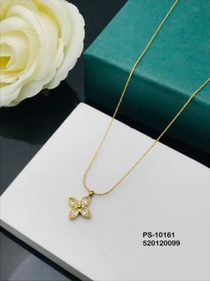 PS-10161 Anti-Tarnish Stainless Steel Minimal Necklace  Under 99