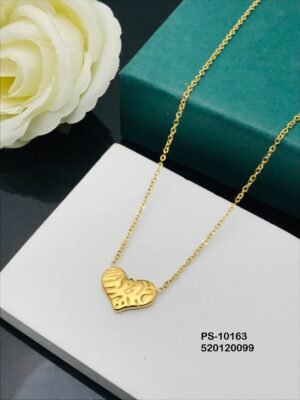 PS-10163 Anti-Tarnish Stainless Steel Minimal Necklace  Under 99