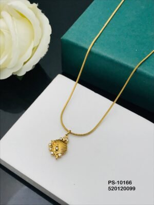 PS-10166 Anti-Tarnish Stainless Steel Minimal Necklace  Under 99