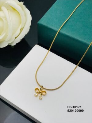 PS-10171 Anti-Tarnish Stainless Steel Minimal Necklace  Under 99