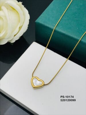 PS-10174 Anti-Tarnish Stainless Steel Minimal Necklace  Under 99