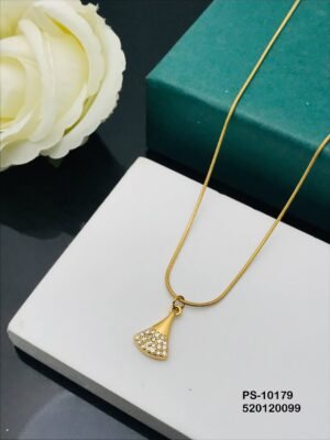 PS-10179 Anti-Tarnish Stainless Steel Minimal Necklace  Under 99