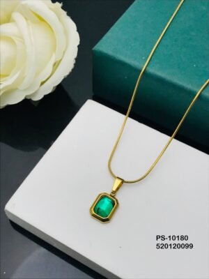 PS-10180 Anti-Tarnish Stainless Steel Minimal Necklace  Under 99