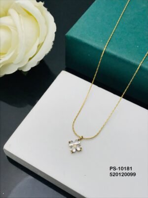 PS-10181 Anti-Tarnish Stainless Steel Minimal Necklace  Under 99