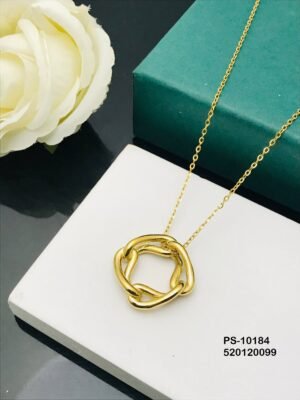 PS-10184 Anti-Tarnish Stainless Steel Minimal Necklace  Under 99