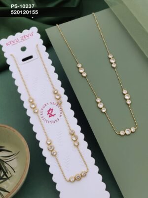 PS-10237 Anti-Tarnish Stainless Steel Primum  Necklace