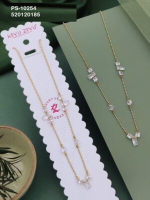 PS-10254 Anti-Tarnish Stainless Steel Primum  Necklace