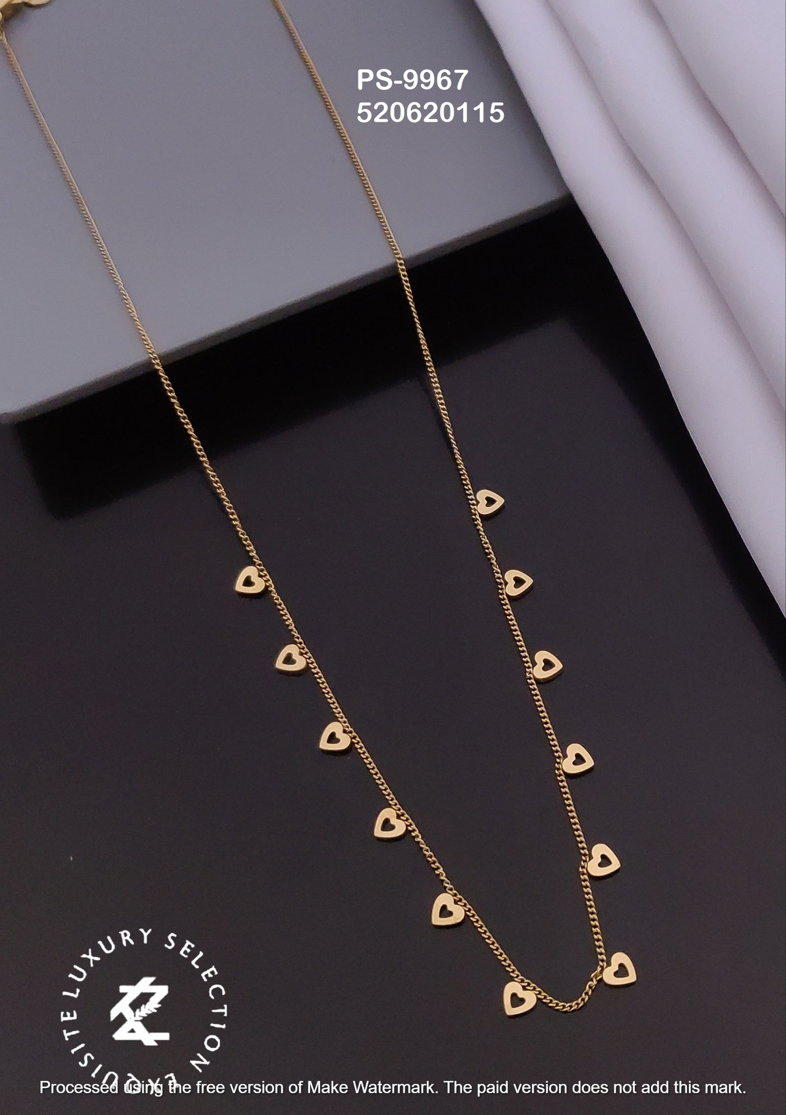 PS-9967 Anti-Tarnish Stainless Steel Daily Wear Necklace