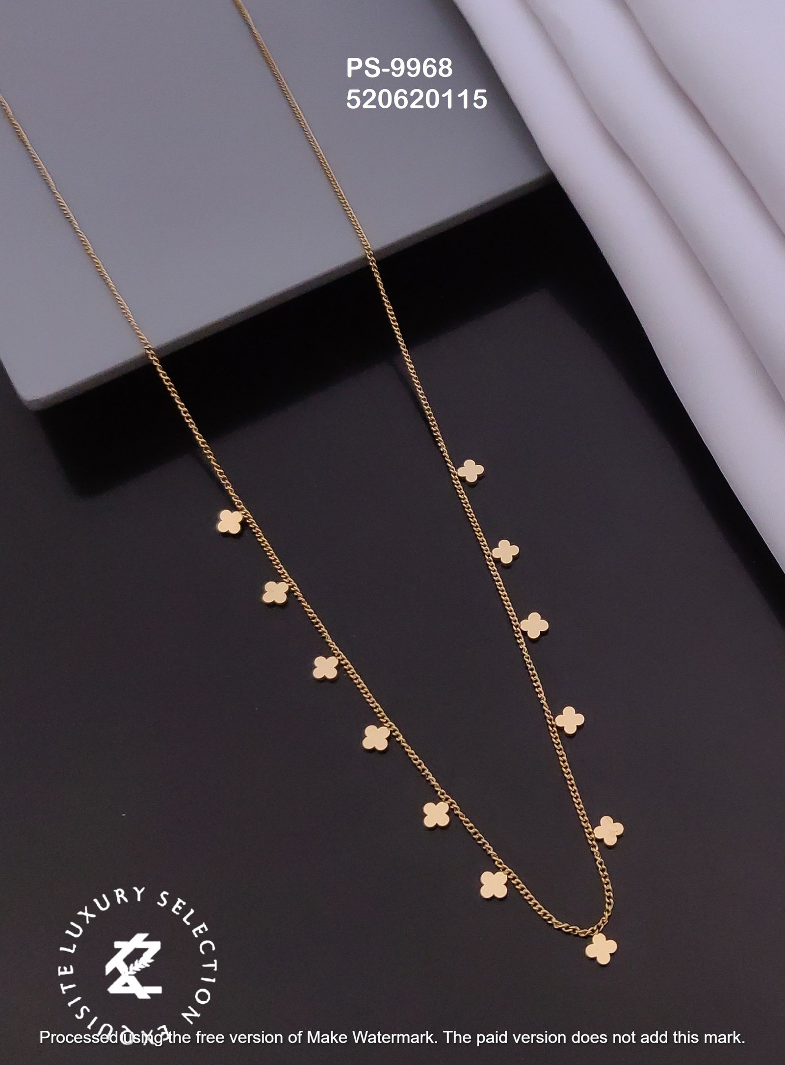 PS-9968 Anti-Tarnish Stainless Steel Daily Wear Necklace