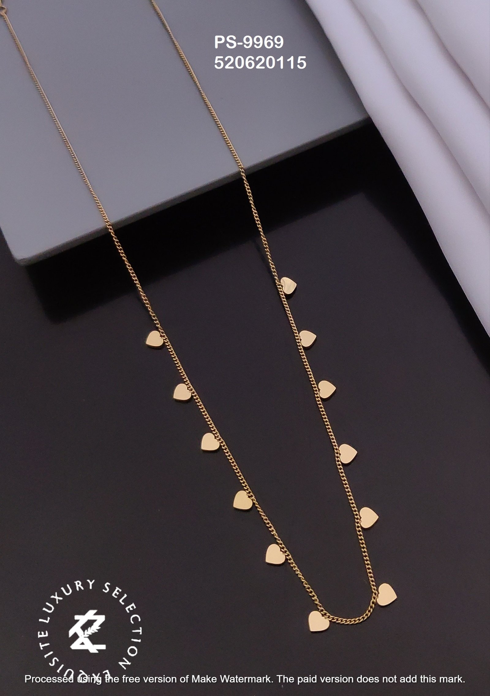 PS-9969 Anti-Tarnish Stainless Steel Daily Wear Necklace