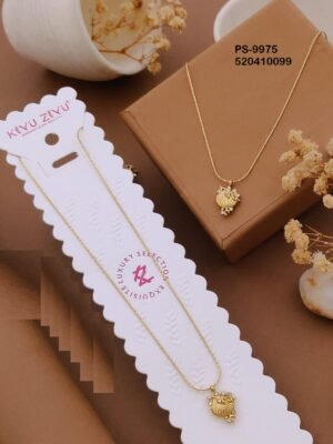 PS-9975 Anti-Tarnish Stainless Steel Minimal Necklace  Necklace
