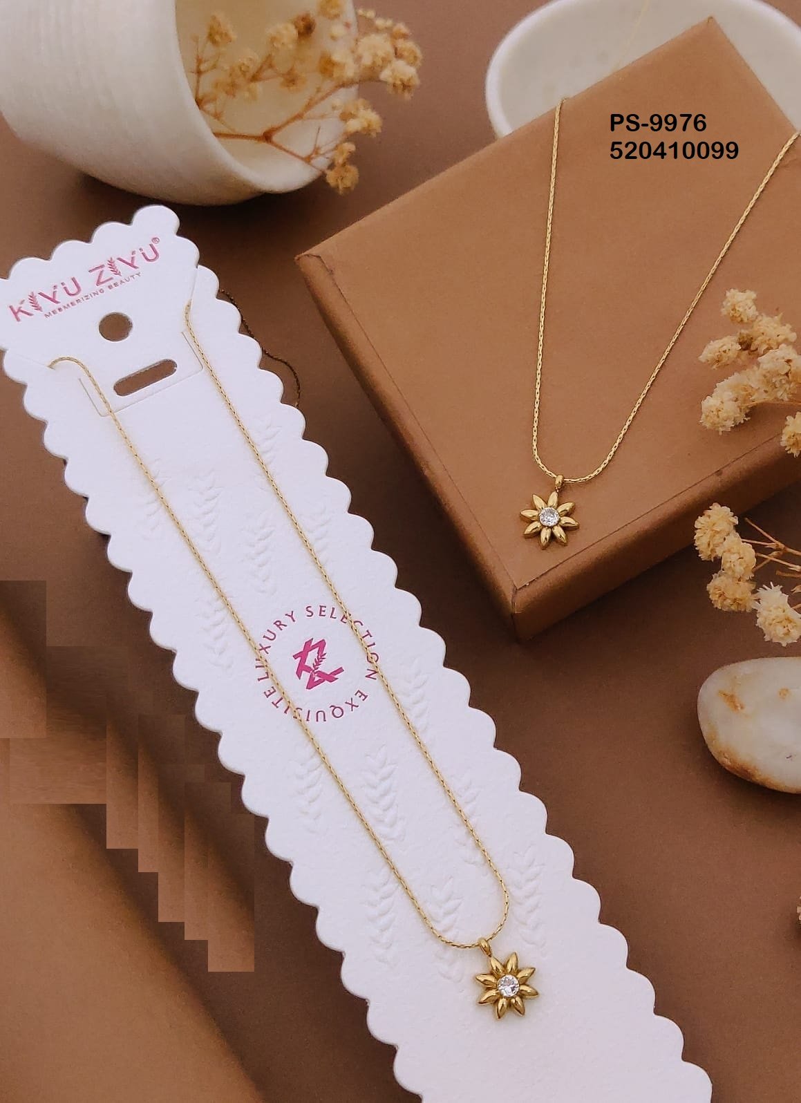 PS-9976 Anti-Tarnish Stainless Steel Minimal Necklace Necklace