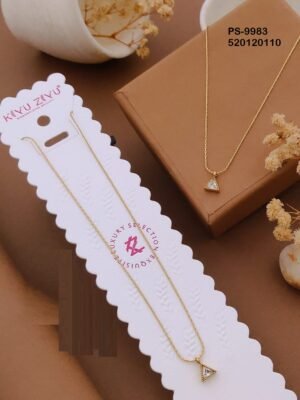 PS-9983 Anti-Tarnish Stainless Steel Minimal Necklace  Necklace