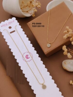 PS-9989 Anti-Tarnish Stainless Steel Minimal Necklace  Necklace