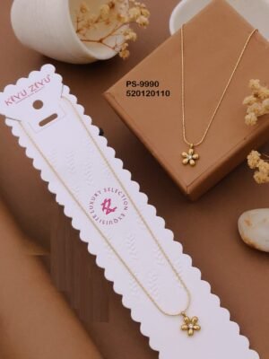 PS-9990 Anti-Tarnish Stainless Steel Minimal Necklace  Necklace