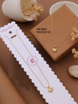 PS-9991 Anti-Tarnish Stainless Steel Minimal Necklace  Necklace