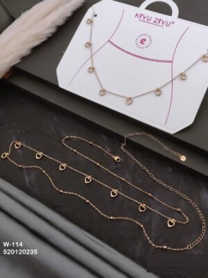 W-114 Anti-Tarnish Stainless Steel  Waist Chain