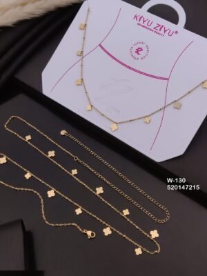 W-130 Anti-Tarnish Stainless Steel Full Length Waist Chain