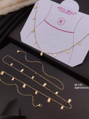 W-131 Anti-Tarnish Stainless Steel Full Length Waist Chain