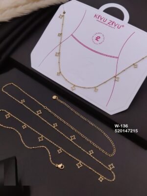 W-136 Anti-Tarnish Stainless Steel Full Length Waist Chain