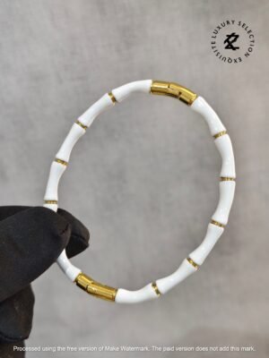 BAMBO-W Anti-Tarnish Stainless Steel Bamboo Style Bracelet - Kiyu ziyu By Anjni Creation
