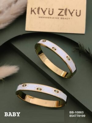 BB-10863 Anti-Tarnish Stainless Steel Baby Size (2.4) - Kiyu ziyu By Anjni Creation