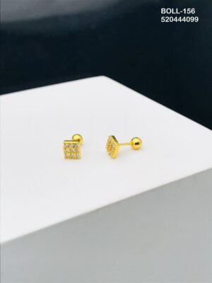 BOLL-156 Anti-Tarnish Imported Boll Back Studs - Kiyu ziyu By Anjni Creation