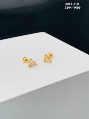 BOLL-160 Anti-Tarnish Imported Boll Back Studs - Kiyu ziyu By Anjni Creation