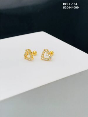 BOLL-164 Anti-Tarnish Imported Boll Back Studs - Kiyu ziyu By Anjni Creation