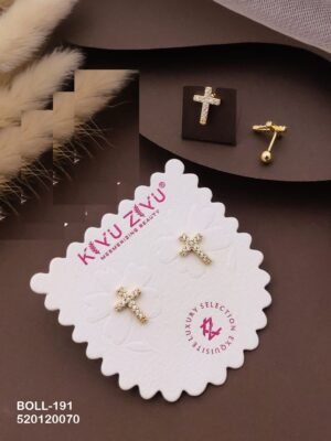 BOLL-191 Anti Tarnish Imported Boll Back Studs - Kiyu ziyu By Anjni Creation