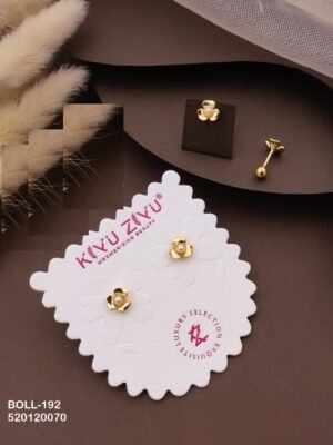 BOLL-192 Anti Tarnish Imported Boll Back Studs - Kiyu ziyu By Anjni Creation