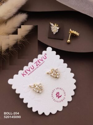 BOLL-204 Anti Tarnish Imported Boll Back Studs - Kiyu ziyu By Anjni Creation