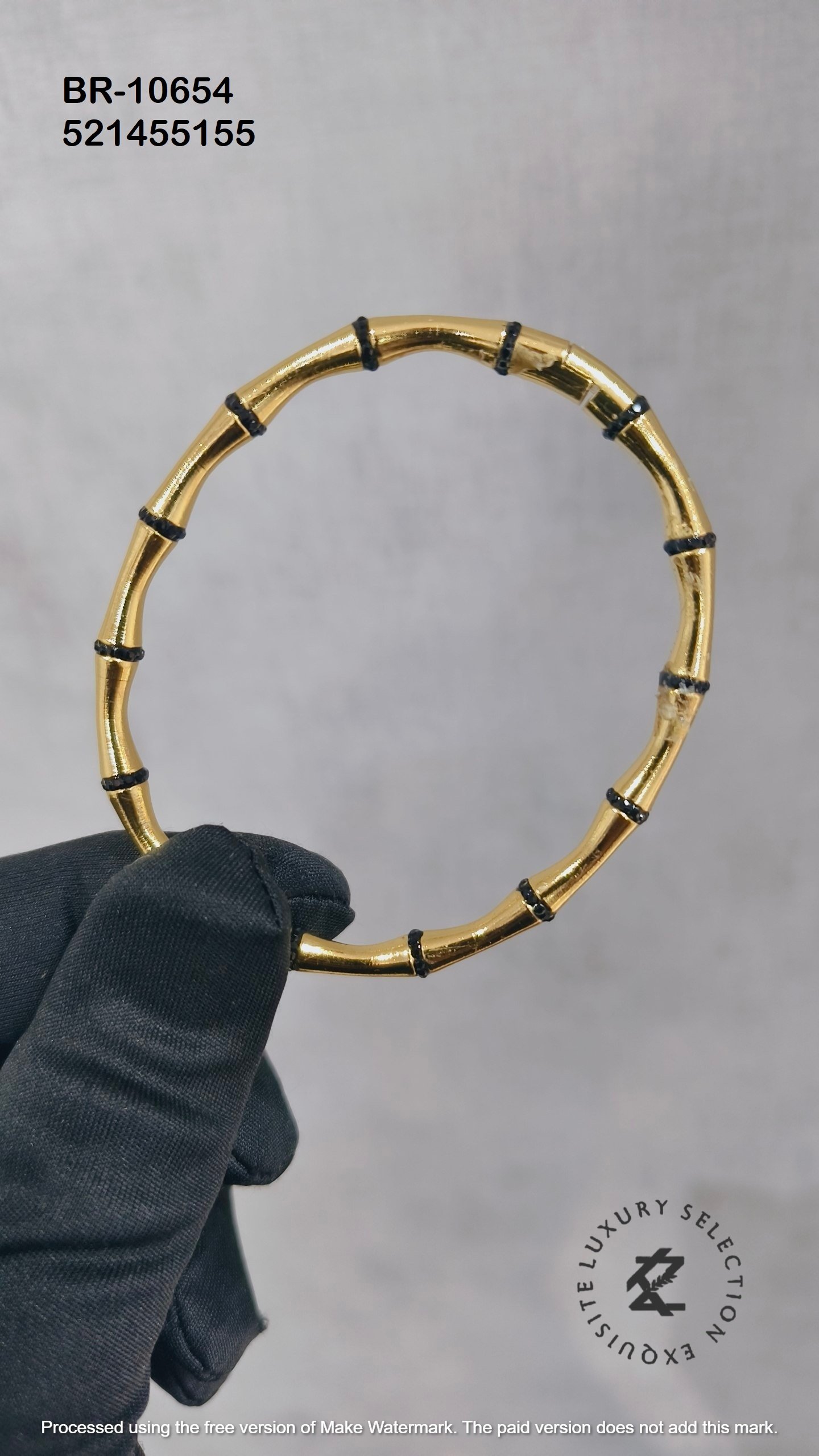 BR-10654 Anti-Tarnish Stainless Steel Bamboo Style KADA