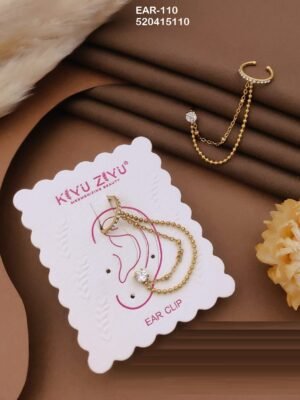 EAR-110 Anti-Tarnish Stainless Steel Ear Cuffs - Kiyu ziyu By Anjni Creation