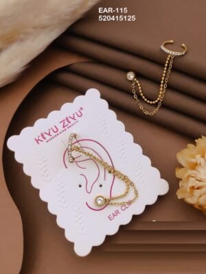 EAR-115 Anti-Tarnish Stainless Steel Ear Cuffs - Kiyu ziyu By Anjni Creation