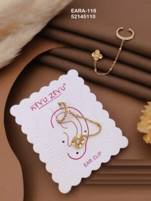 EAR-118 Anti-Tarnish Stainless Steel Ear Cuffs - Kiyu ziyu By Anjni Creation