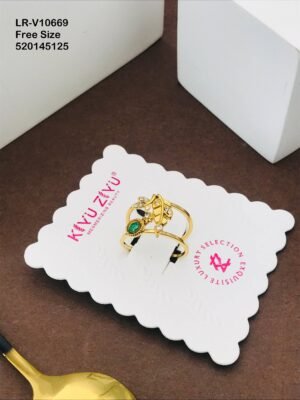 LR-10669 Anti-Tarnish Stainless Steel Free Size Rings