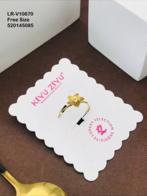 LR-10670 Anti-Tarnish Stainless Steel Free Size Rings