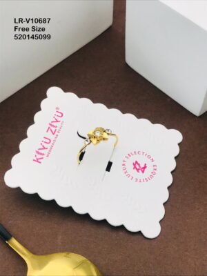LR-10687 Anti-Tarnish Stainless Steel Free Size Rings
