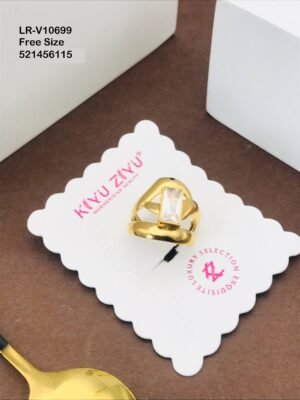 LR-10699 Anti-Tarnish Stainless Steel Free Size Rings