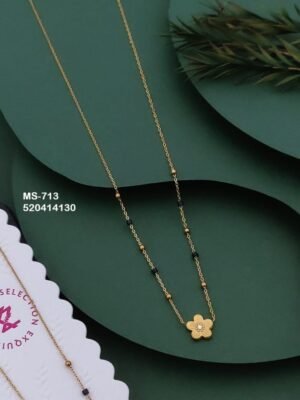 MS-713 Anti-Tarnish Stainless Steel  Mangalsutra