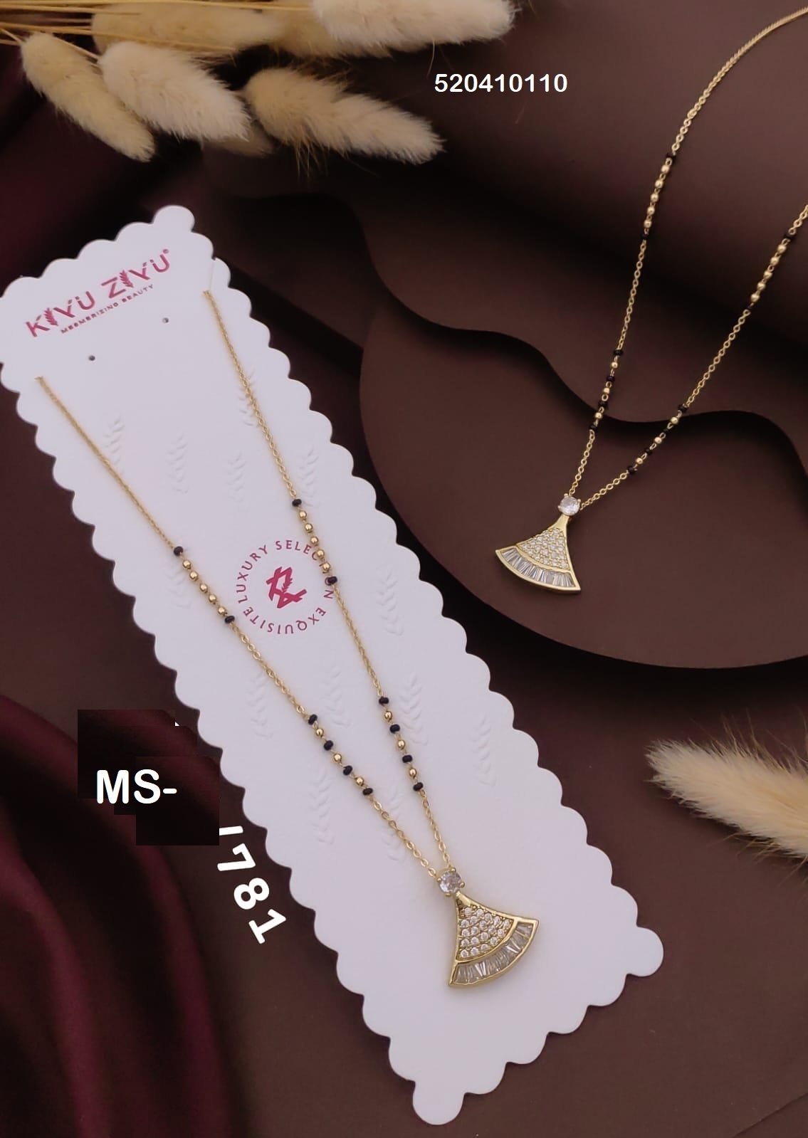 MS-781 Anti Tarnish Imported Mangalsutra - Kiyu ziyu By Anjni Creation