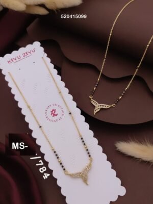 MS-784 Anti Tarnish Imported Mangalsutra - Kiyu ziyu By Anjni Creation
