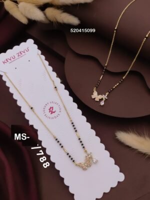 MS-788 Anti Tarnish Imported Mangalsutra - Kiyu ziyu By Anjni Creation