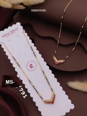 MS-791 Anti Tarnish Imported Mangalsutra - Kiyu ziyu By Anjni Creation