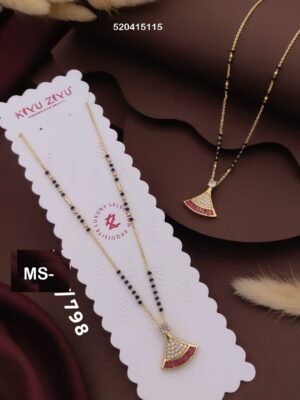 MS-798 Anti Tarnish Imported Mangalsutra - Kiyu ziyu By Anjni Creation