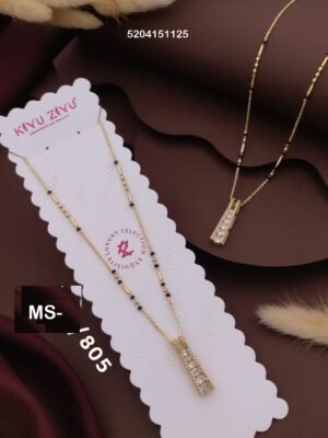 MS-805 Anti Tarnish Imported Mangalsutra - Kiyu ziyu By Anjni Creation