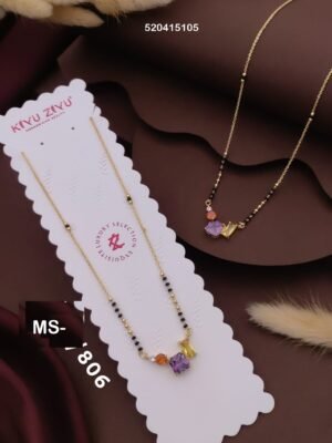 MS-806 Anti Tarnish Imported Mangalsutra - Kiyu ziyu By Anjni Creation