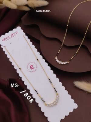 MS-808 Anti Tarnish Imported Mangalsutra - Kiyu ziyu By Anjni Creation